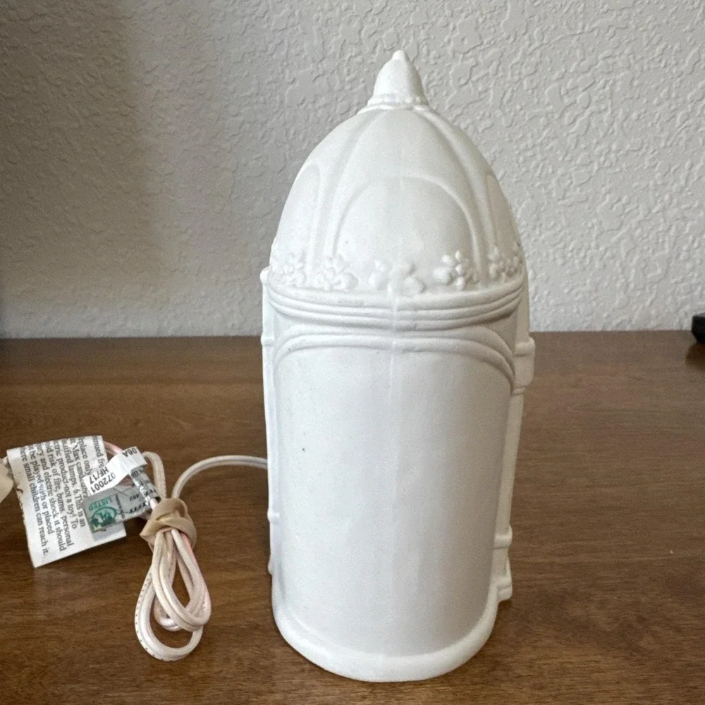 Vntg Porcelain Nativity Scene Lighted Corded Bethlehem Collection 1996 Edition